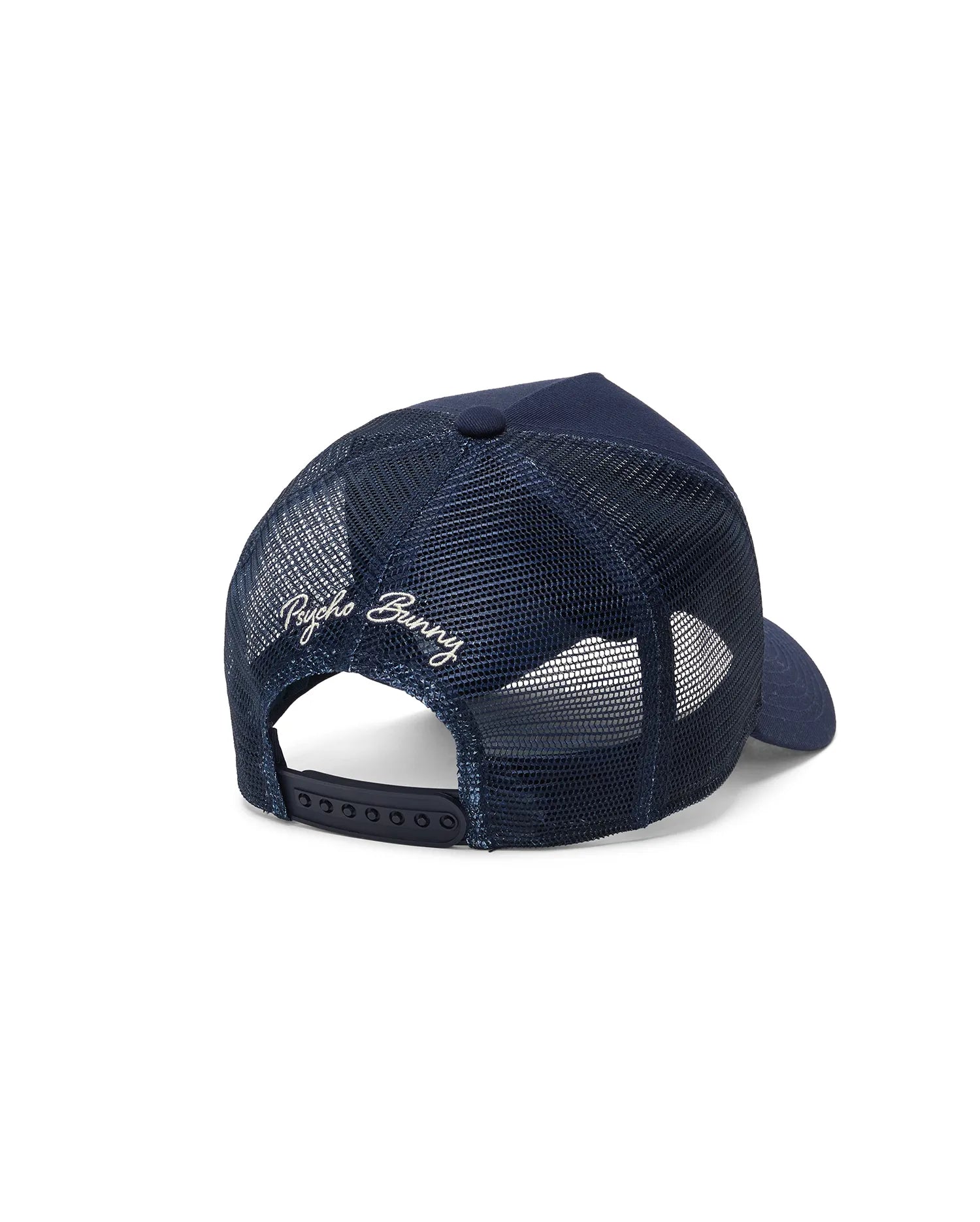 Psycho Bunny Kids Accessories Drew Trucker Cap cappellino blu regolabile