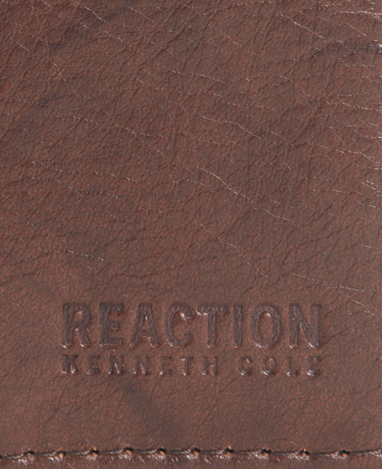 Kenneth Cole Reaction Belts, Wallets & Small Accessories Crunch Leather Slimfold Wallet portafoglio marrone anti-RFID