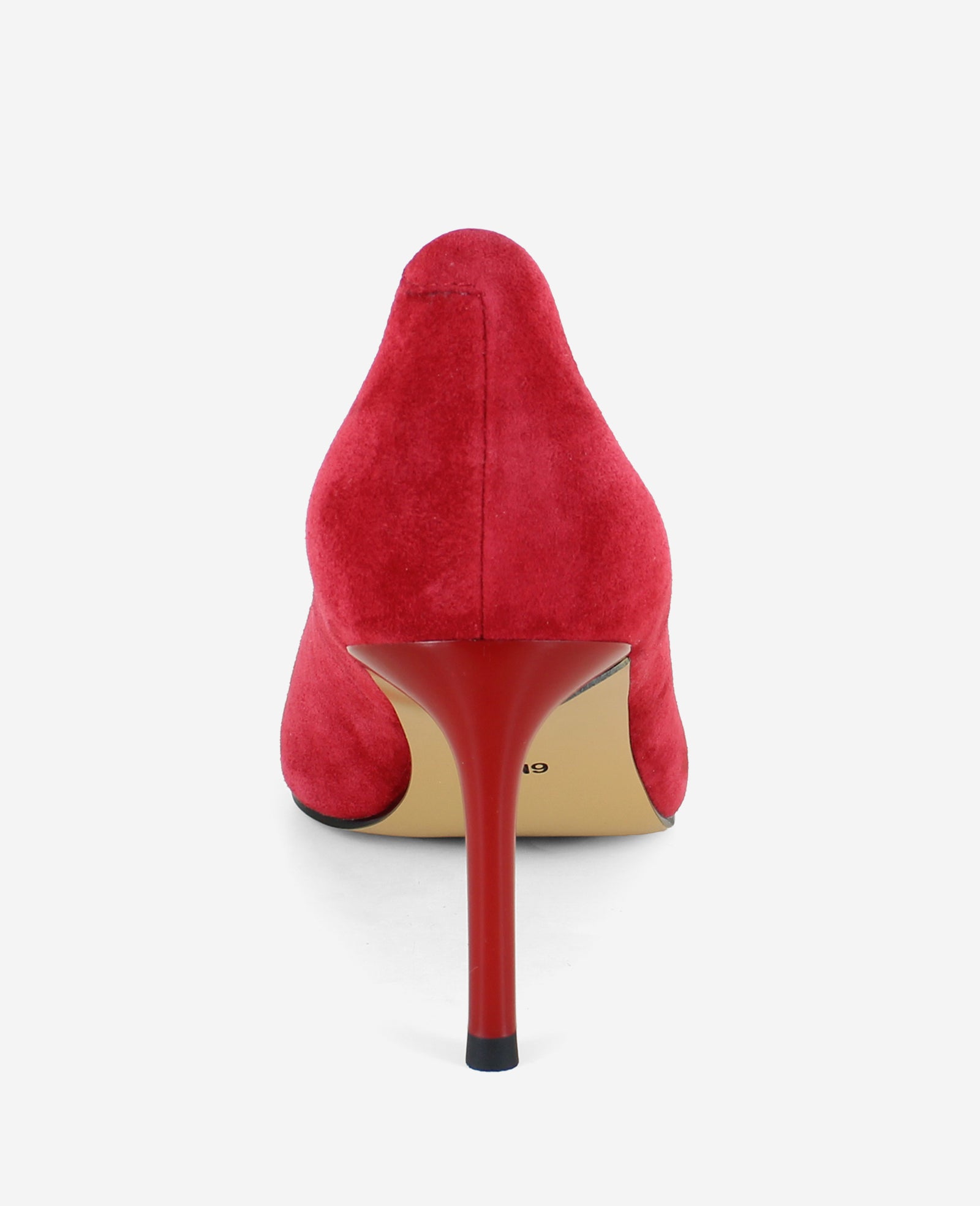 Kenneth Cole Reaction Shoes Perfect Suede Heel décolleté rosse in pelle