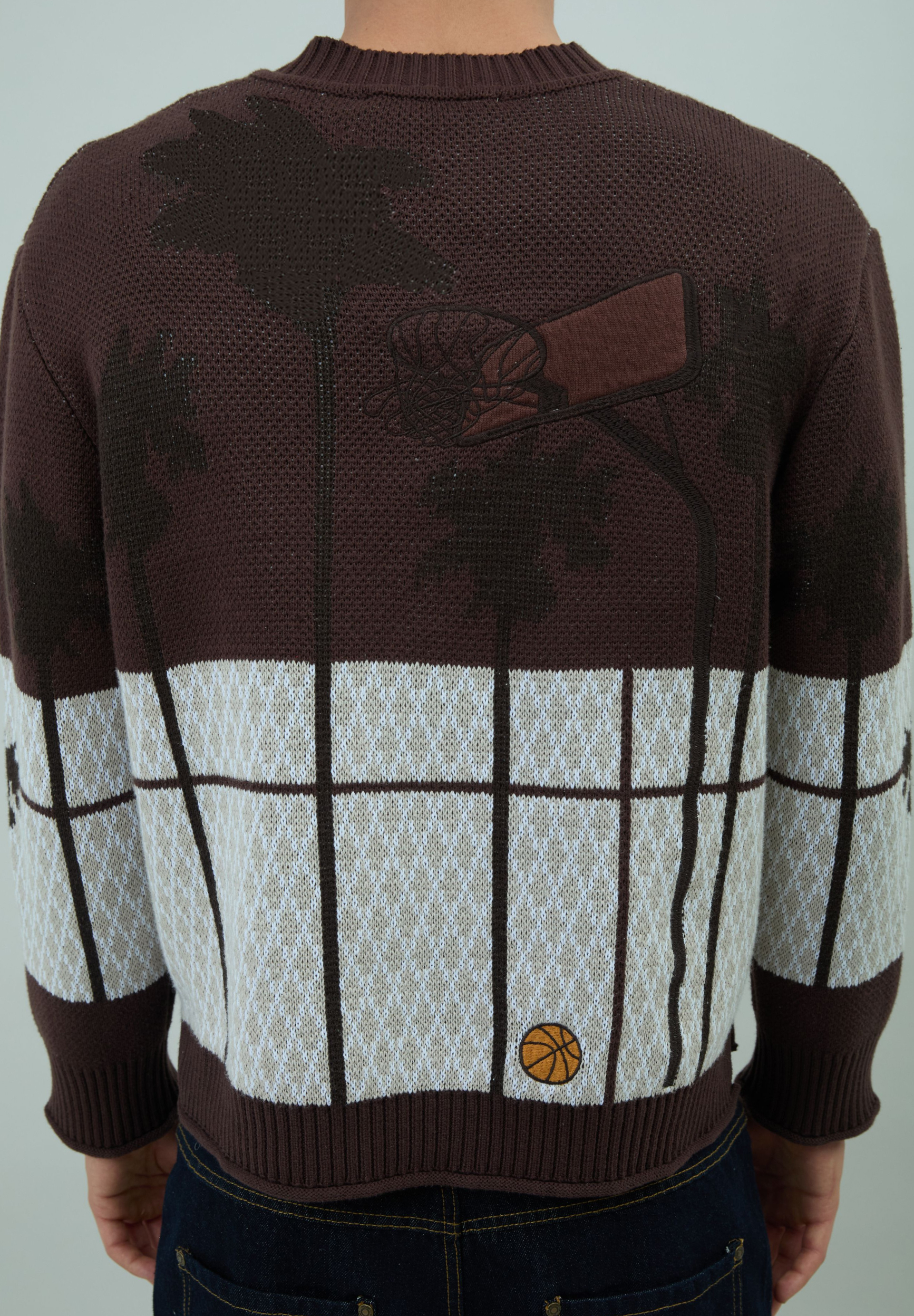 House Of Sunny Women's Knitwear SLAM DUNK WEST maglione jacquard unisex