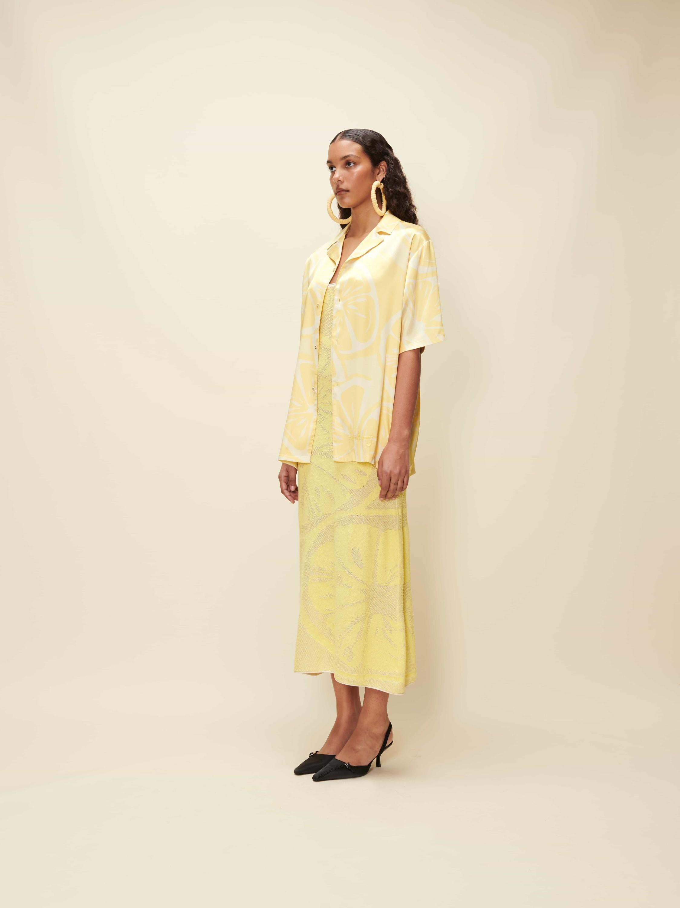 House Of Sunny Women's Shirts SLICED LEMONS SHIRT camicia limoni oversize