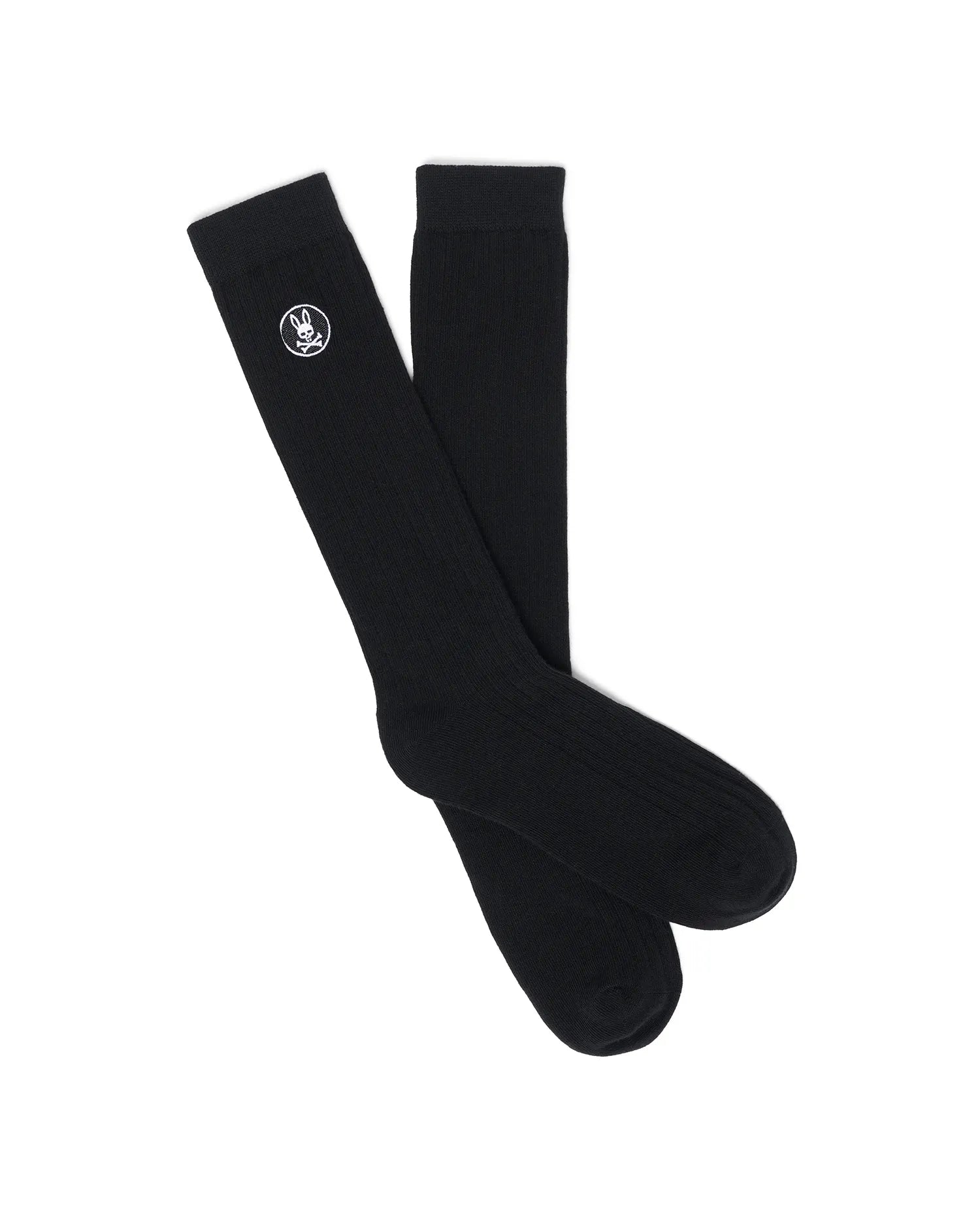 Psycho Bunny Accessories Nathaniel Dress Sock calze nere