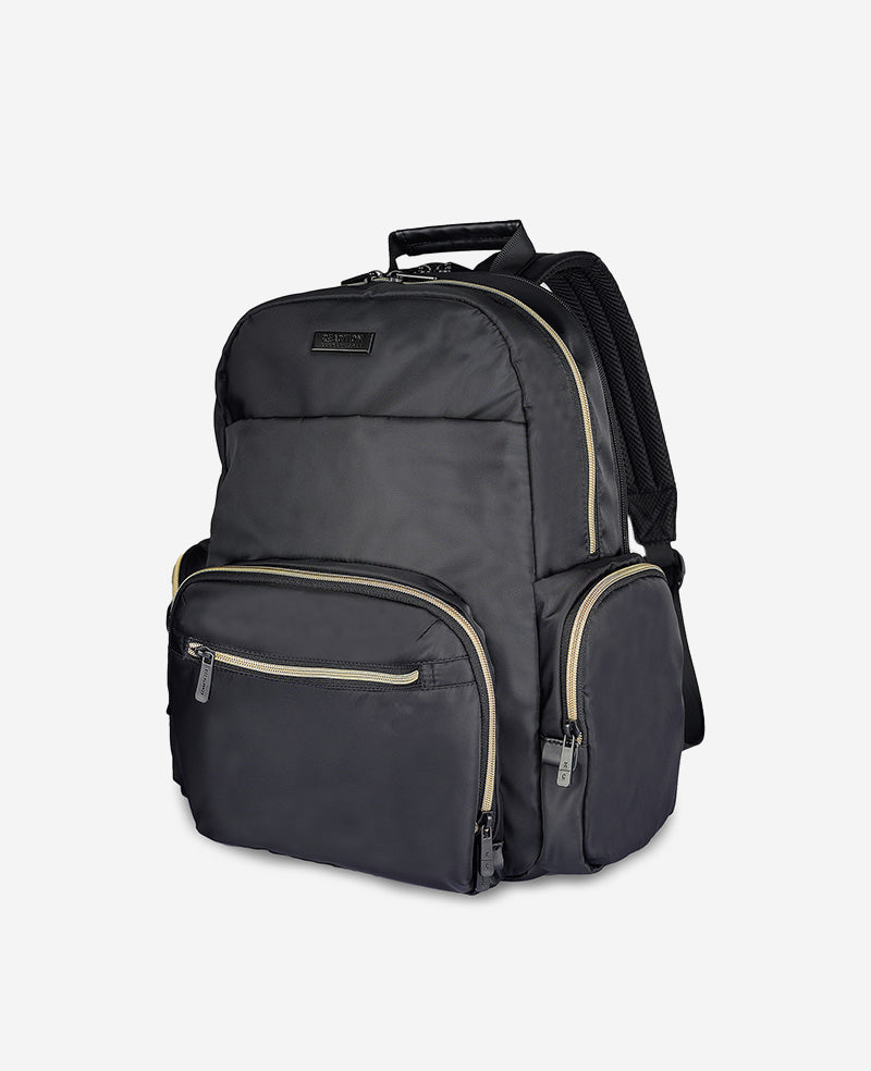 Kenneth Cole Reaction Luggage Sophie 15.6-Inch Nylon Computer Backpack zaino nero RFID