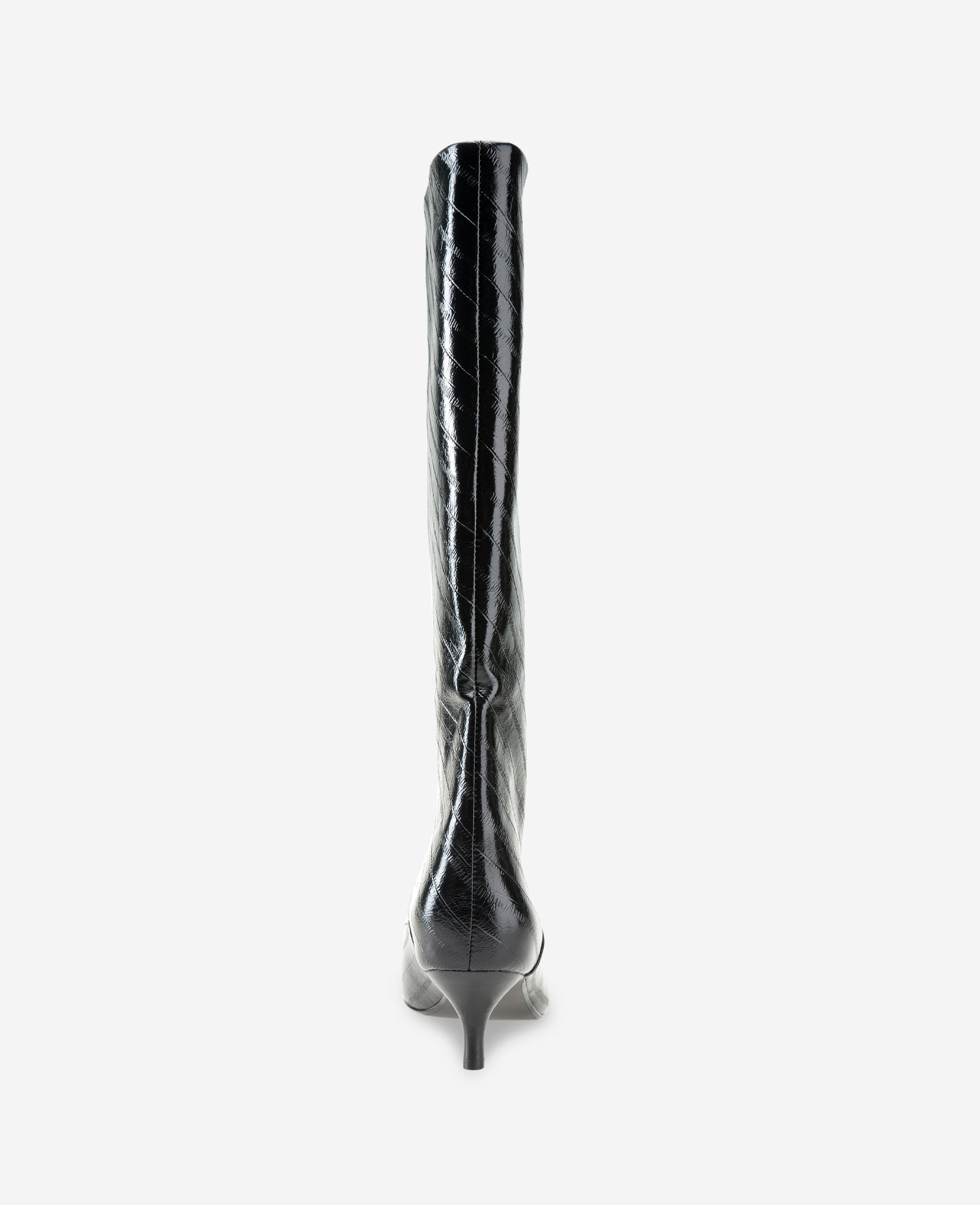 Kenneth Cole Reaction Shoes Brisbane Embossed Eel Tall Shaft Boot stivali neri