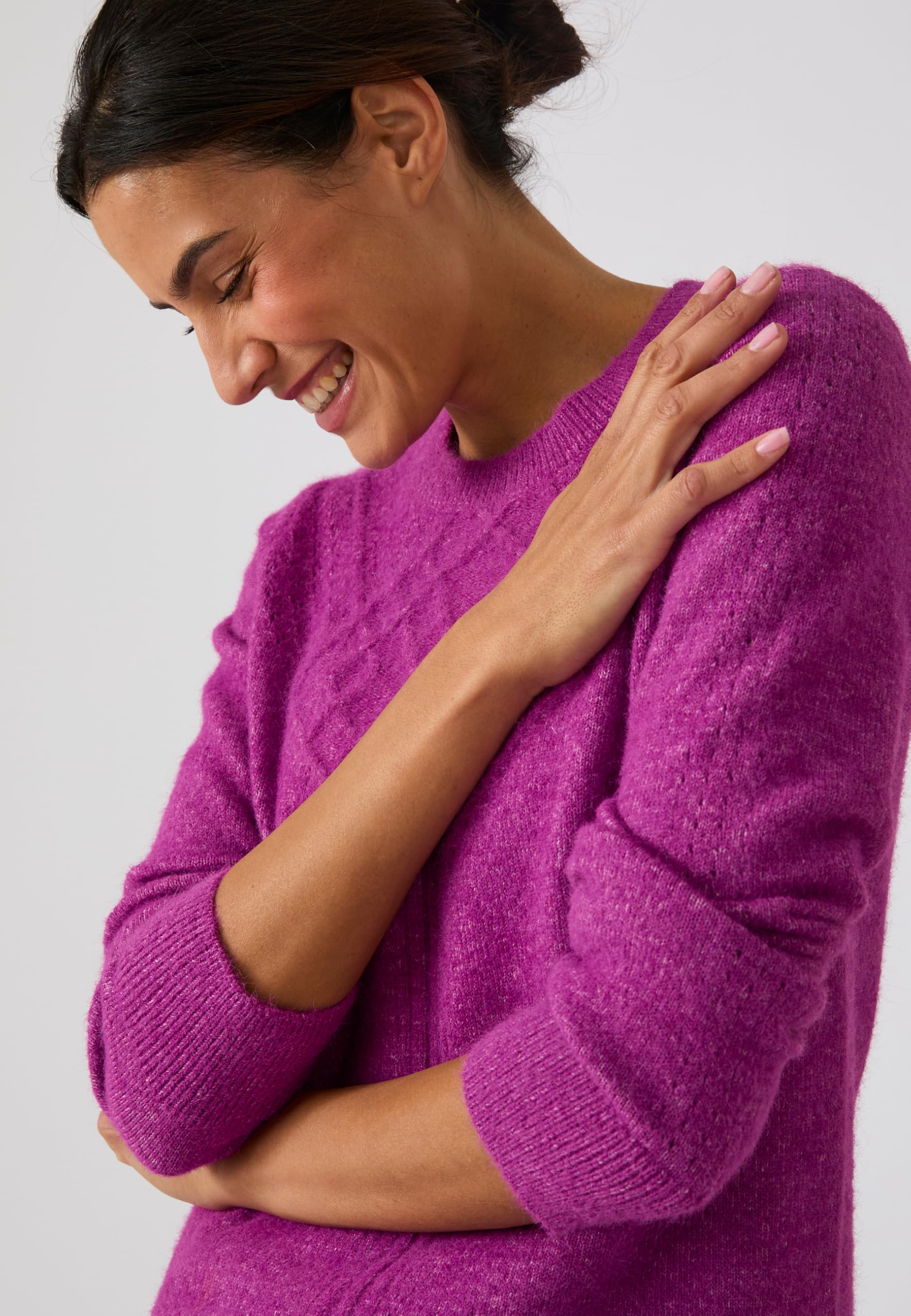Damart Thermolactyl Maglione da donna azzurro caldo