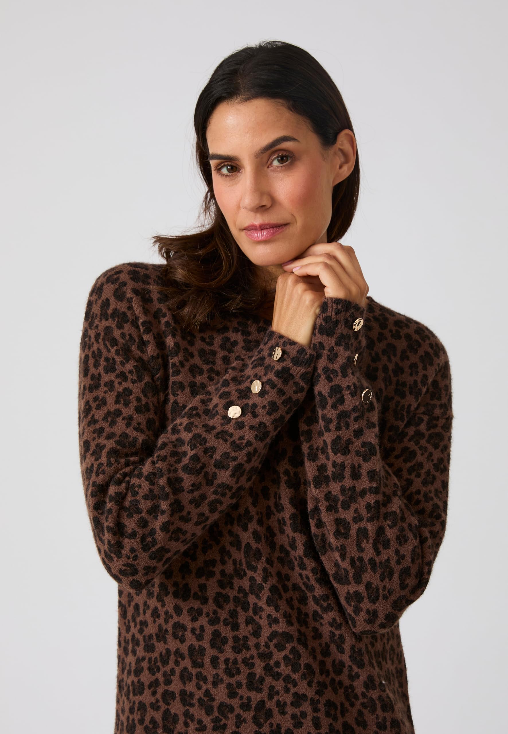 Damart Thermolactyl Abito maglione animalier donna a maniche lunghe