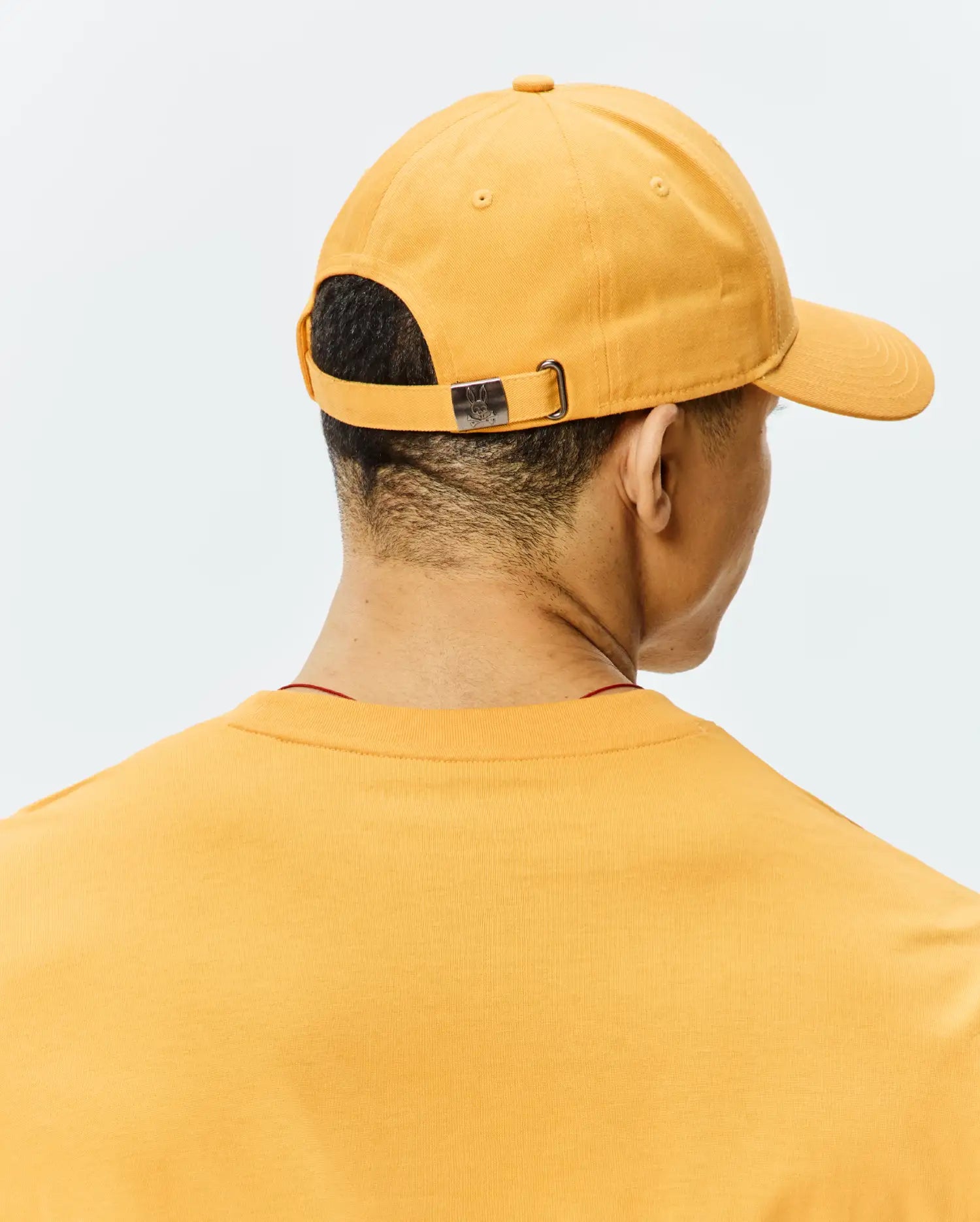 Psycho Bunny Accessories Classic Baseball Cap cappellino giallo regolabile
