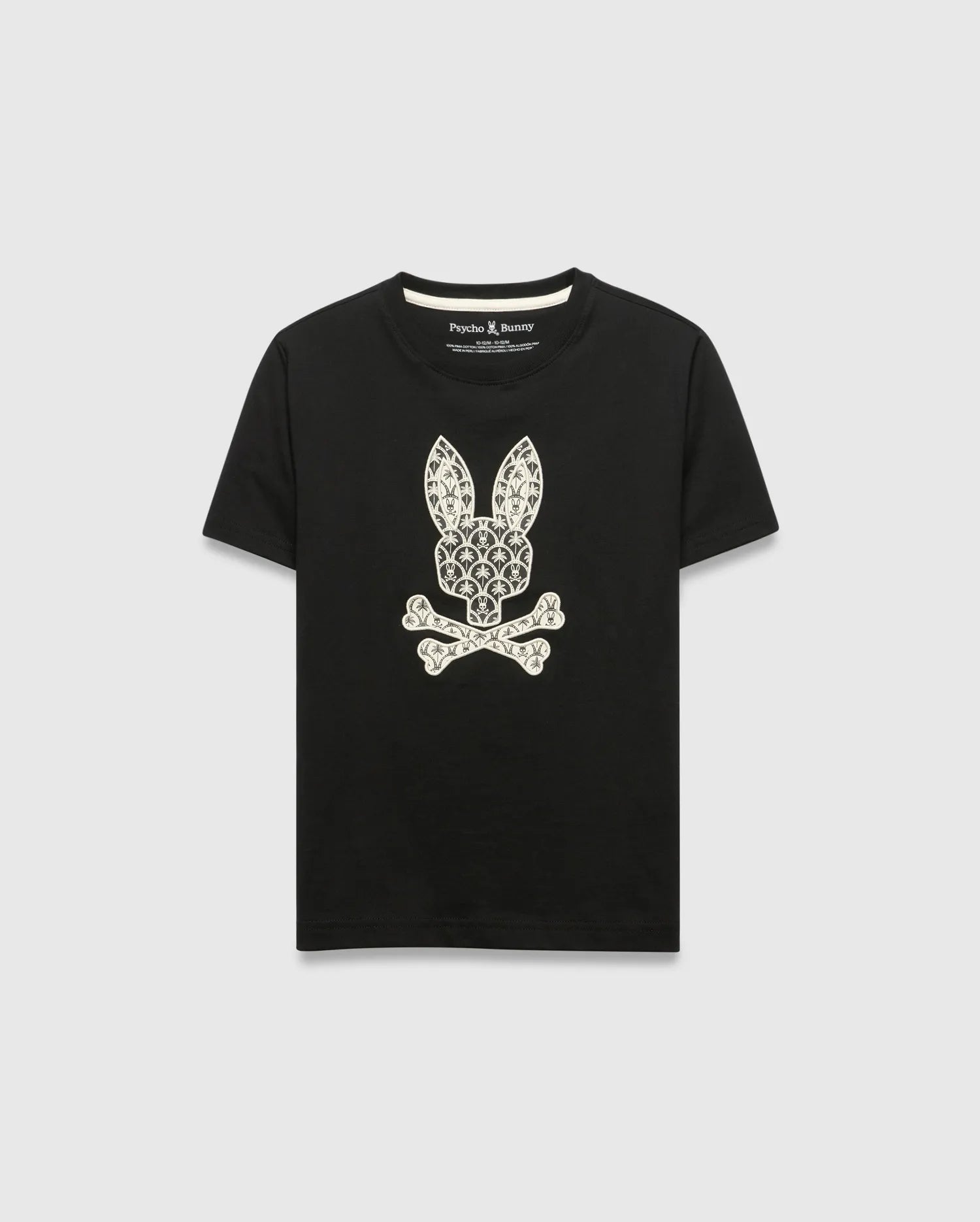 Psycho Bunny Kids Tees KIDS BRAD GRAPHIC TEE - KT0200182 T-shirt nera