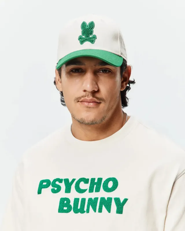 Psycho Bunny Accessories MENS CRAIG BASEBALL CAP - MO1500106 cappello baseball Pristine O/S poliestere