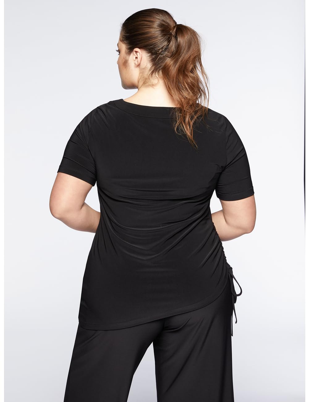 Fiorella Rubino Top e t-shirt T-Shirt con Coulisse sul Fianco t-shirt S Plus coulisse