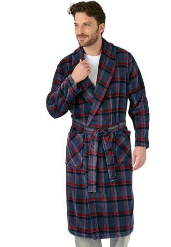 Damart Homewear vestaglia Thermolactyl uomo a quadri S calda