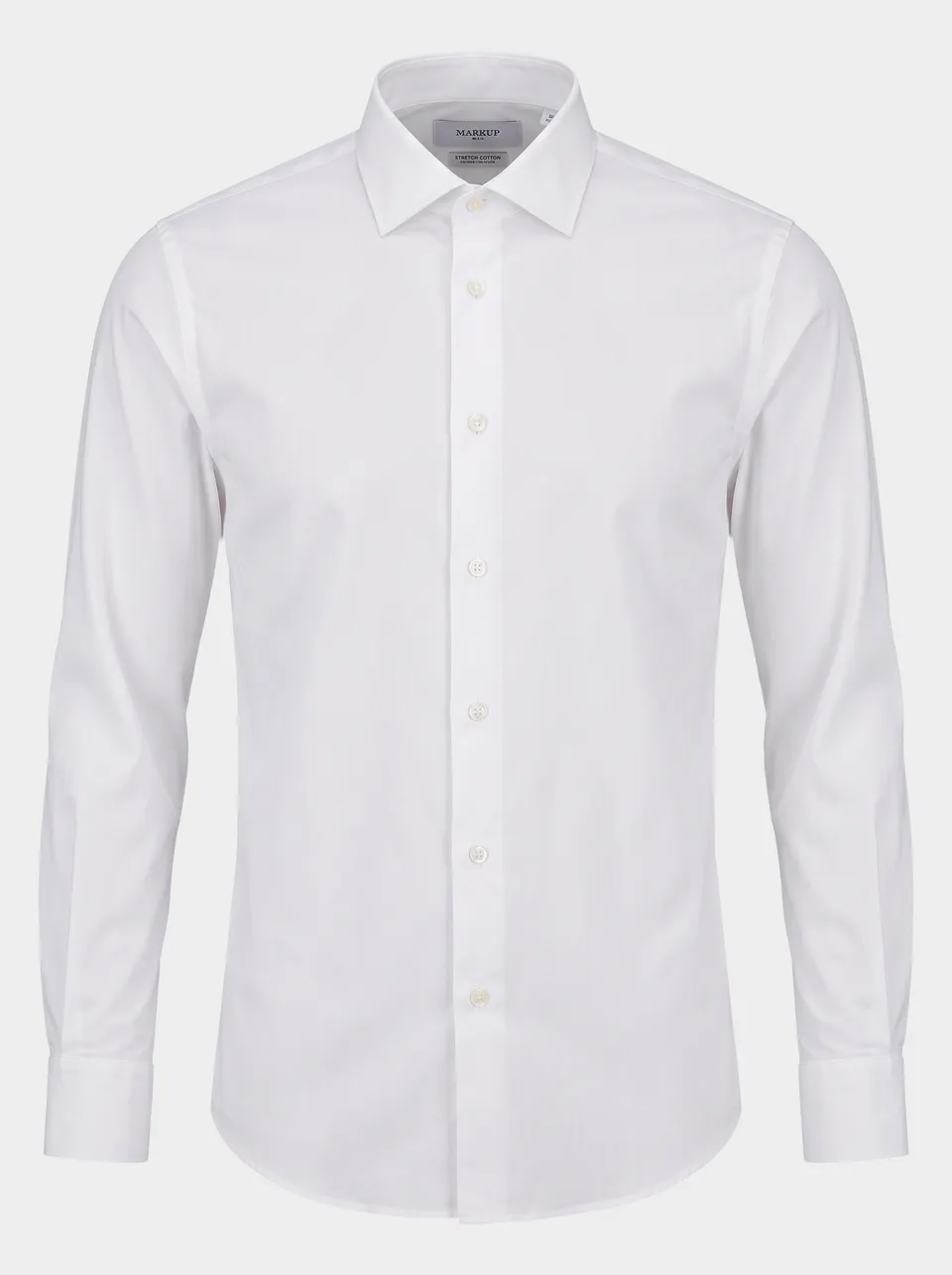 Markup Uomo Camicie Camicia Collo Italiano Popeline camicia