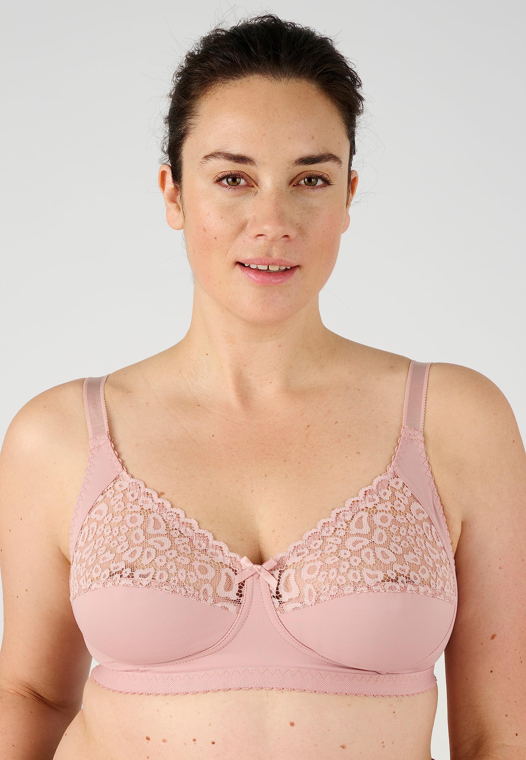 Damart Biancheria intima reggiseno da donna 3C rosa malva senza ferretto