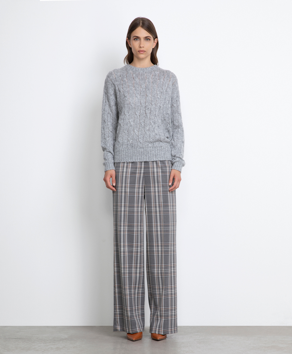 Markup Donna Jeans & Pantaloni Pantapalazzo scozzese pantaloni