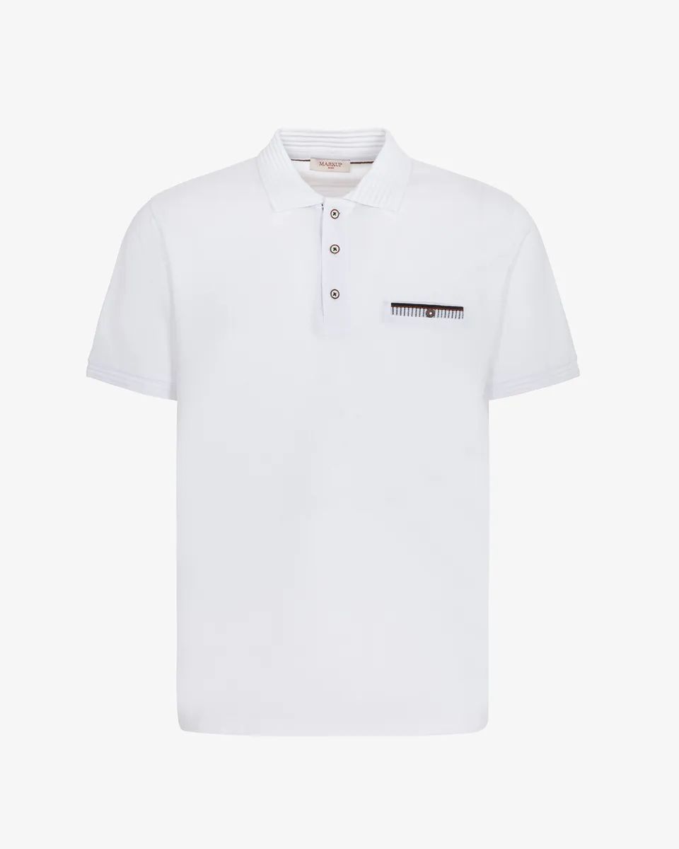 Markup Uomo Felpe & T-shirt Polo con dettagli in maglia polo