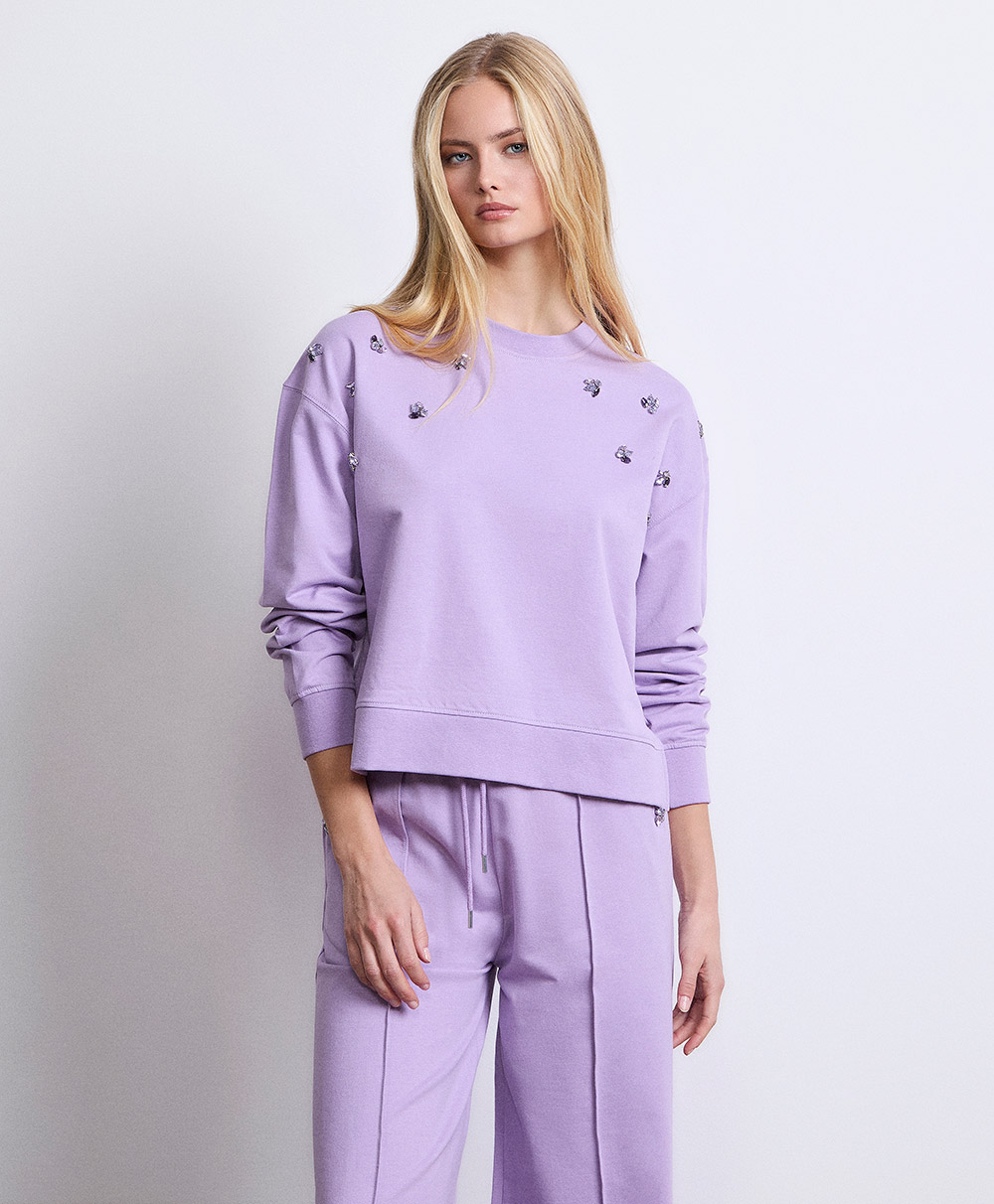 Markup Donna T-Shirt & Felpe Felpa con applicazioni felpa