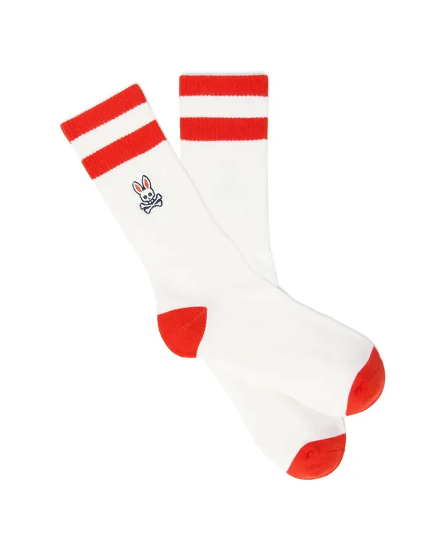 Psycho Bunny Accessories PAL SPORT MO2200078 calze sportive rosse O/S