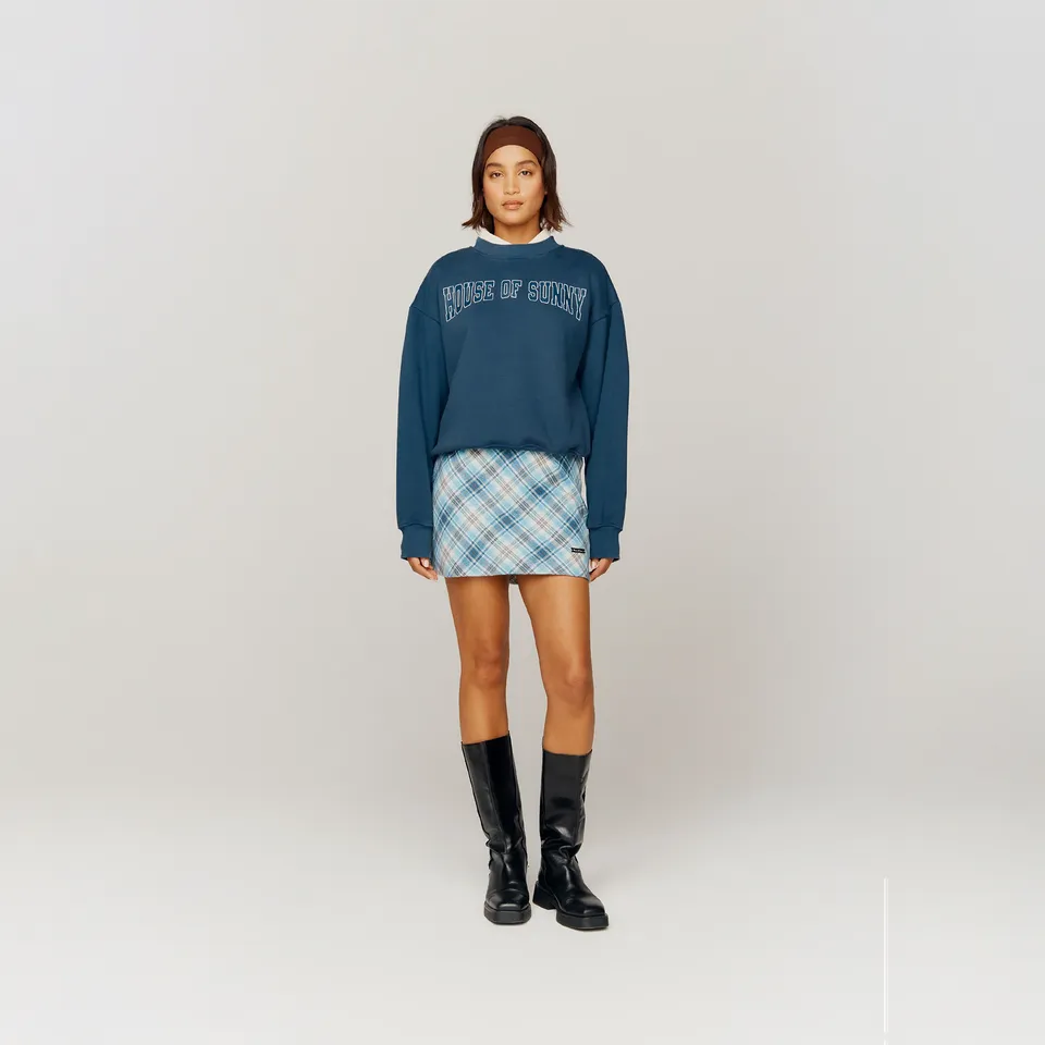 House Of Sunny Womens Tops THE FAMILY CREW felpa XS cotone biologico