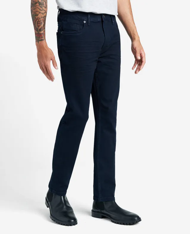 Kenneth Cole Reaction Clothing Slim-Fit Recycled Stretch Denim Jeans blu scuro