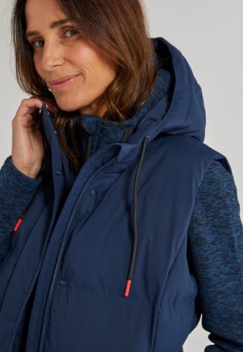 Damart Prêt-à-porter Piumino termico senza maniche donna con cappuccio