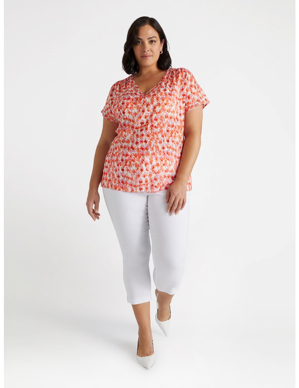 Fiorella Rubino Camicie e bluse Blusa Stampata blusa in viscosa 46 Plus
