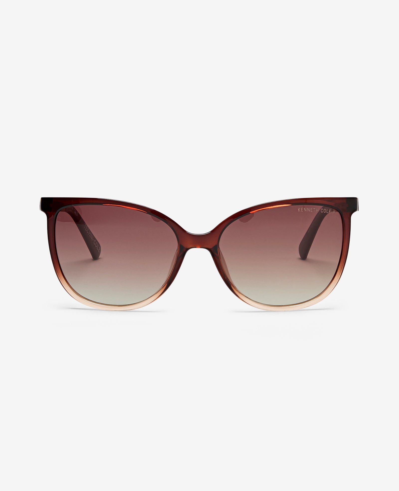 Kenneth Cole Reaction Sunglasses & Eyewear Square Ultem occhiali da sole marroni
