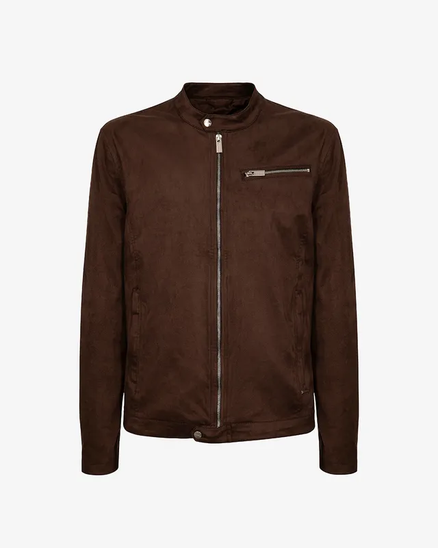 Markup Uomo Giacche & Giubbotti Biker effetto camoscio