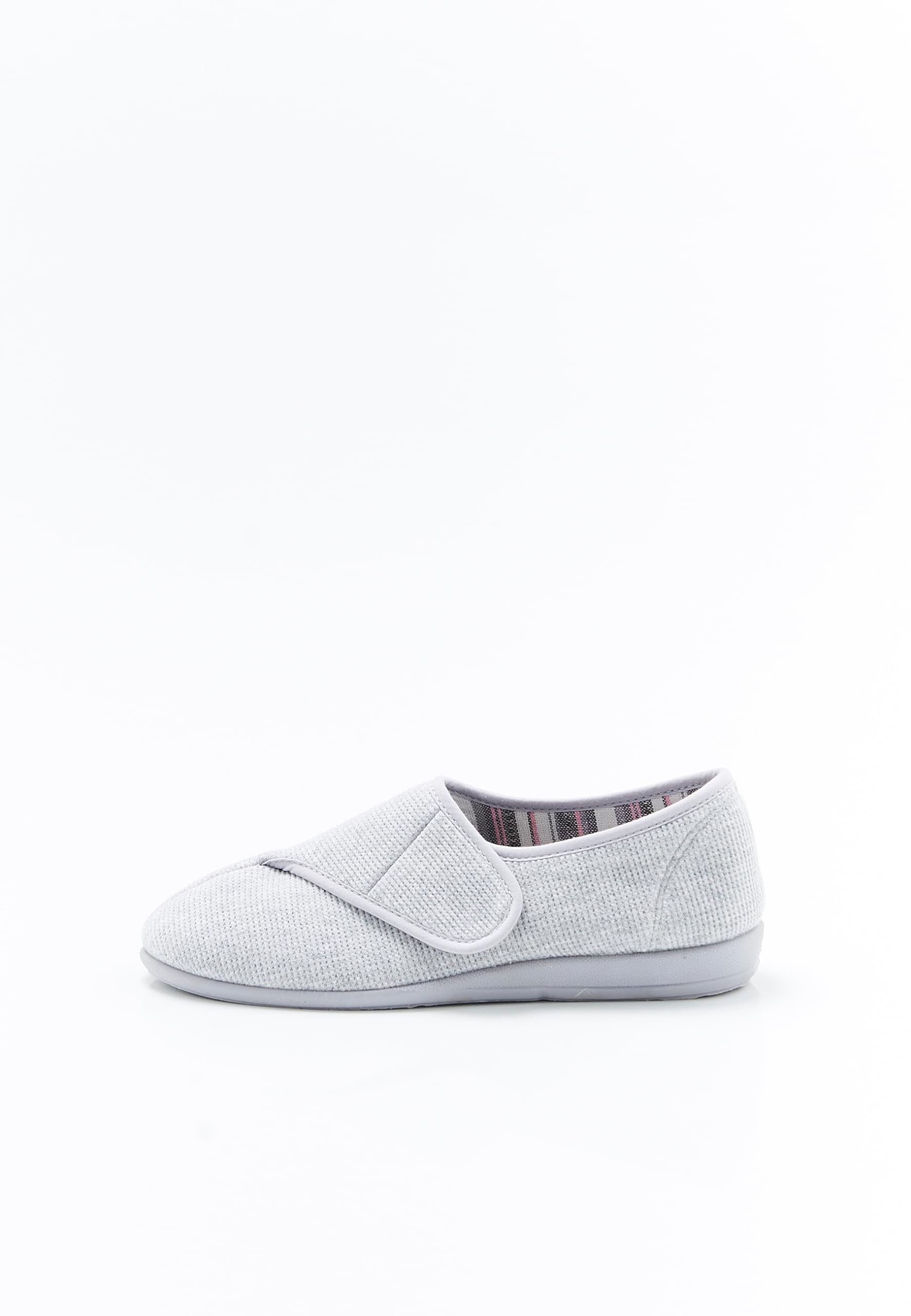 Damart Calzature Pantofole in maglia goffrata con graffi donna grigio chiaro 36 EU