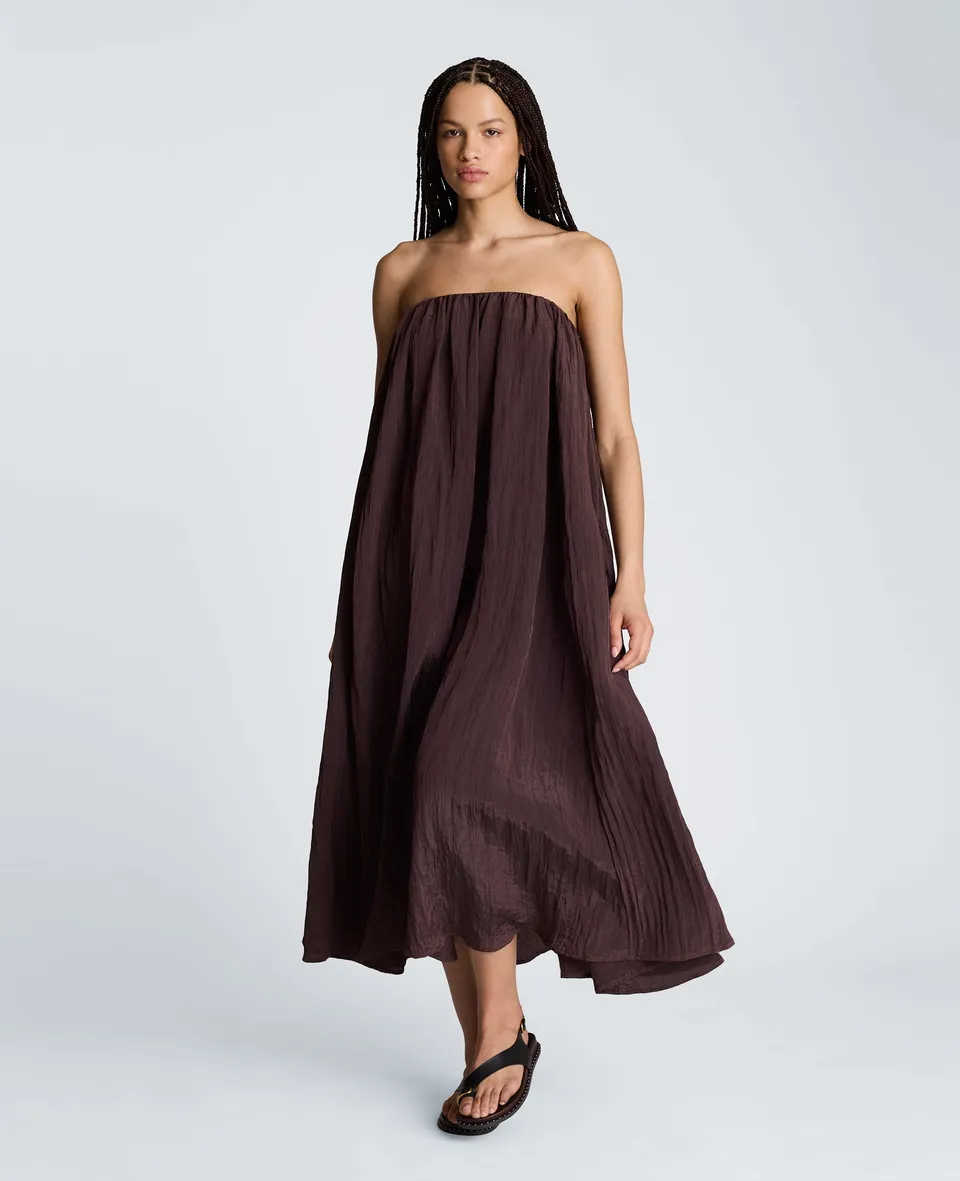 Kenneth Cole Reaction Clothing Strapless Maxi Dress vestito maxi Kola