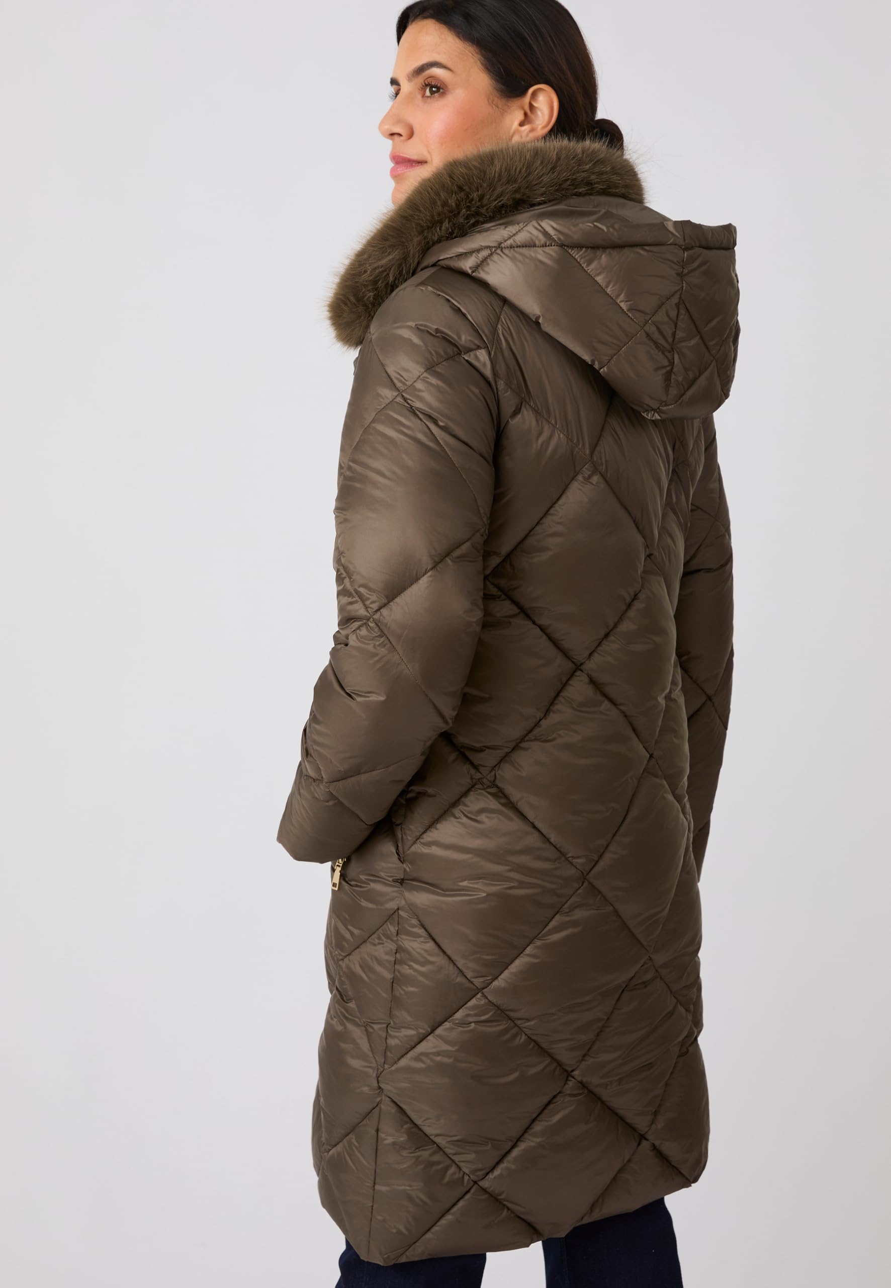 Damart Thermolactyl Cappotto da donna 38-40 parka idrorepellente