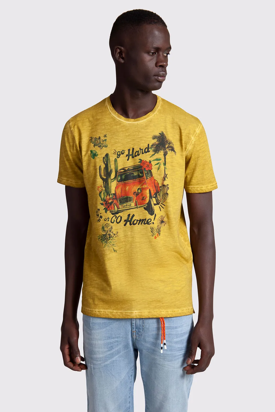 Markup Uomo Felpe & T-shirt T-SHIRT STAMPA GO HARD t-shirt