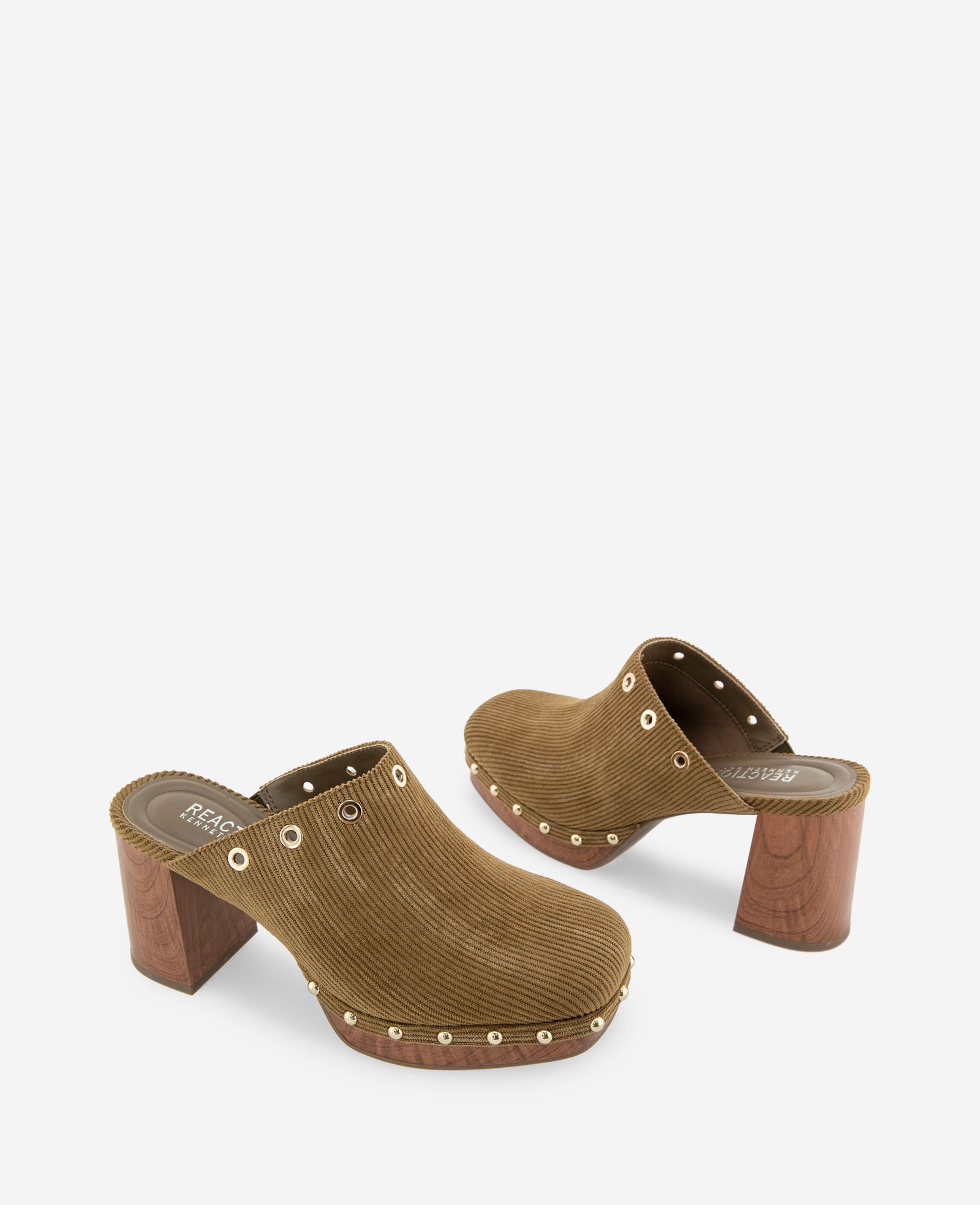 Kenneth Cole Shoes REACTION-Kalley Corduroy Slip-On Mule mule donna platform kaki