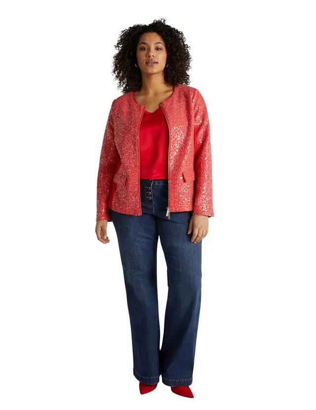 Fiorella Rubino Giacche e blazer Giacca effetto tweed con lurex e paillettes