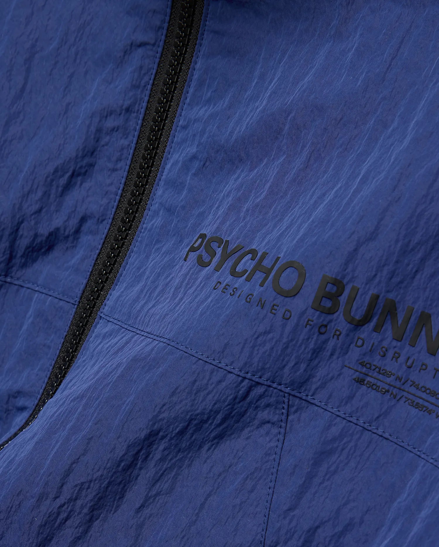 Psycho Bunny Jackets MEN'S ALDER NYLON JACKET MT0500243 giacca blu in nylon leggera