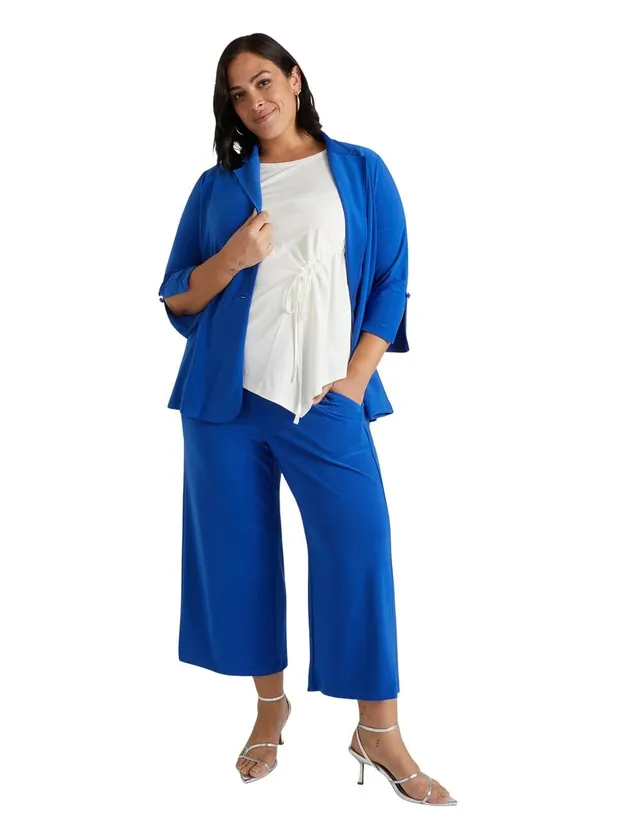 Fiorella Rubino Pantaloni Cropped Ampi pantaloni jersey