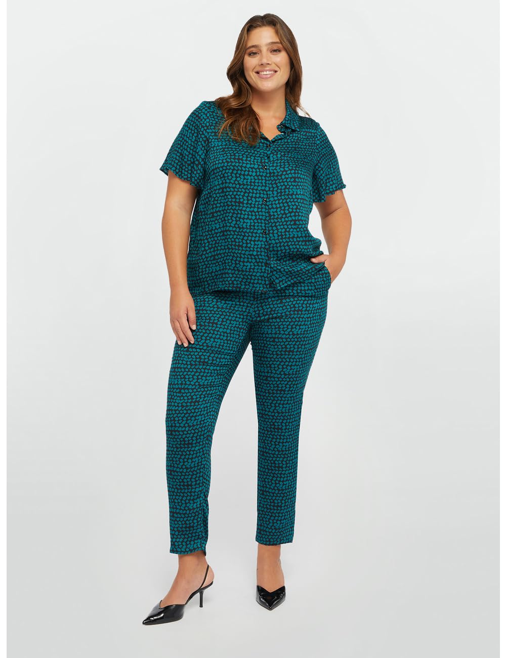 Fiorella Rubino Camicie e bluse Camicia con Fantasia Stampata 50 Plus