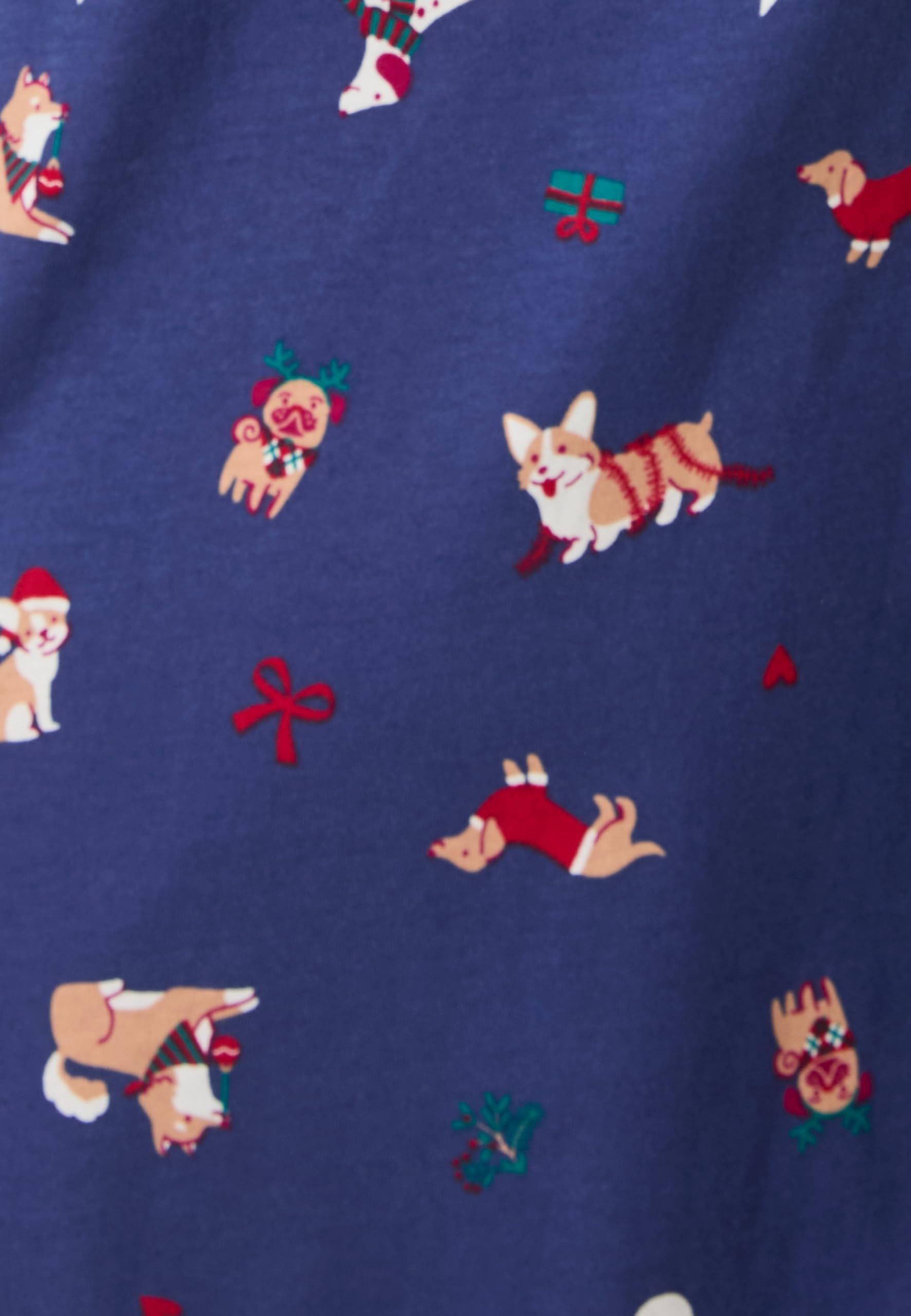 Damart Homewear Camicia da notte di Natale in puro cotone
