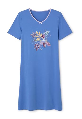 Damart Homewear Set di 3 camicie da notte L 97 cm donna cotone biologico