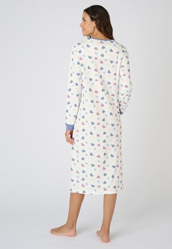 Damart Homewear camicia da notte Thermolactyl in maglia interlock