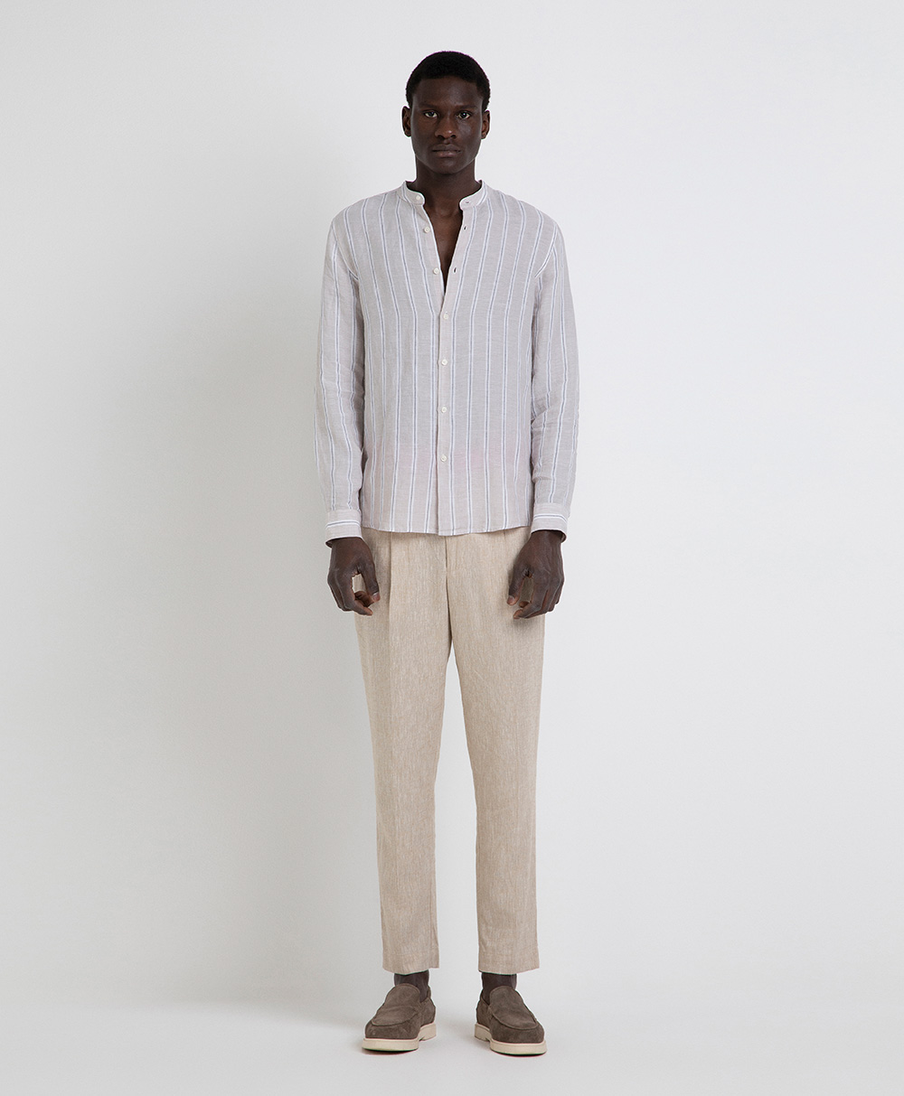 Markup Uomo Pantaloni & Bermuda Pantalaccio linen blend