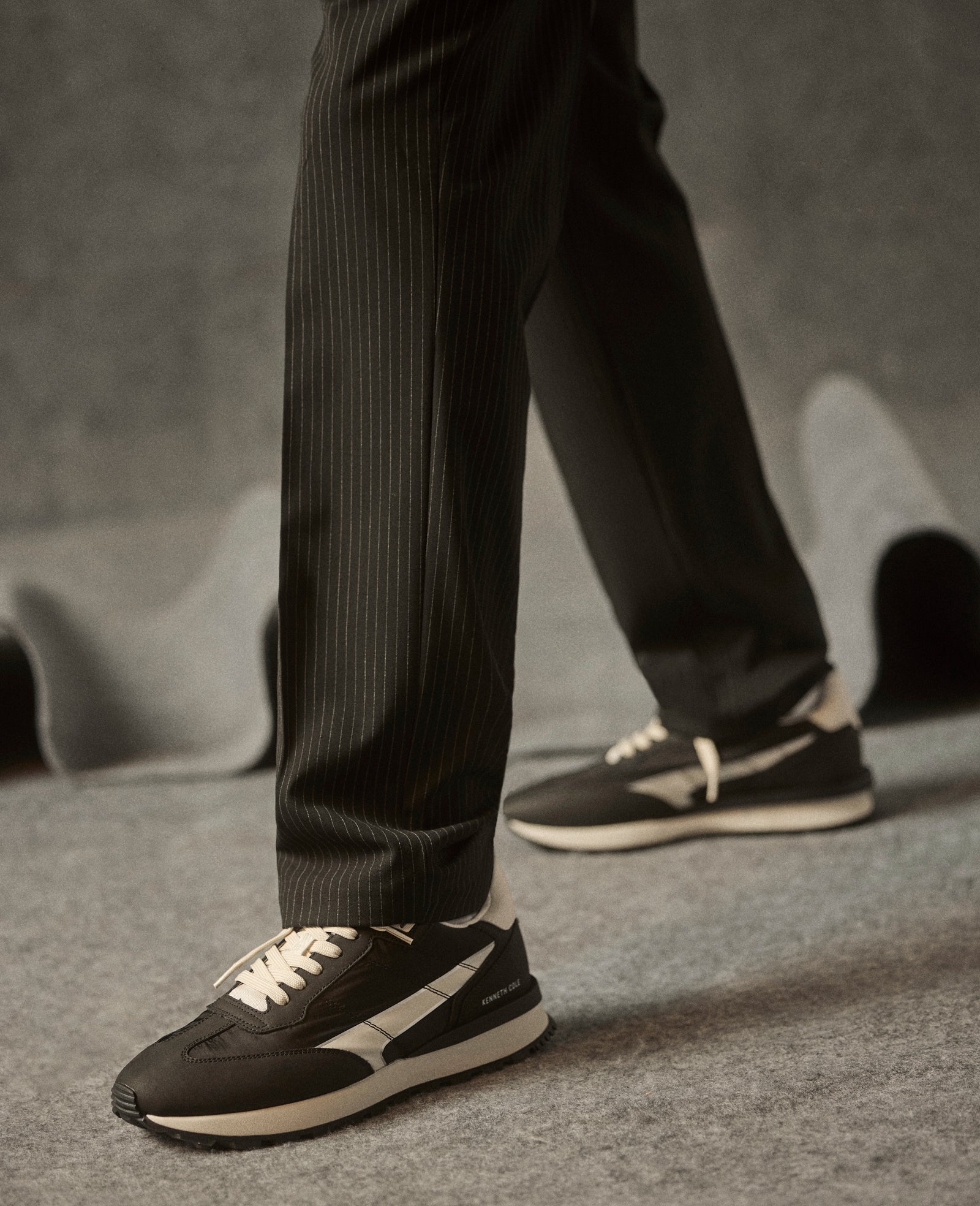 Kenneth Cole Reaction Shoes Pryor Sneaker uomo nera con plantare rimovibile