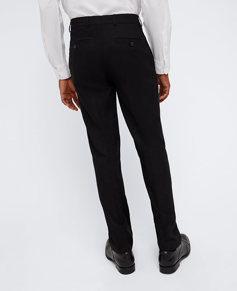 Kenneth Cole Reaction Ready Flex Suit Separate Pant pantaloni neri slim