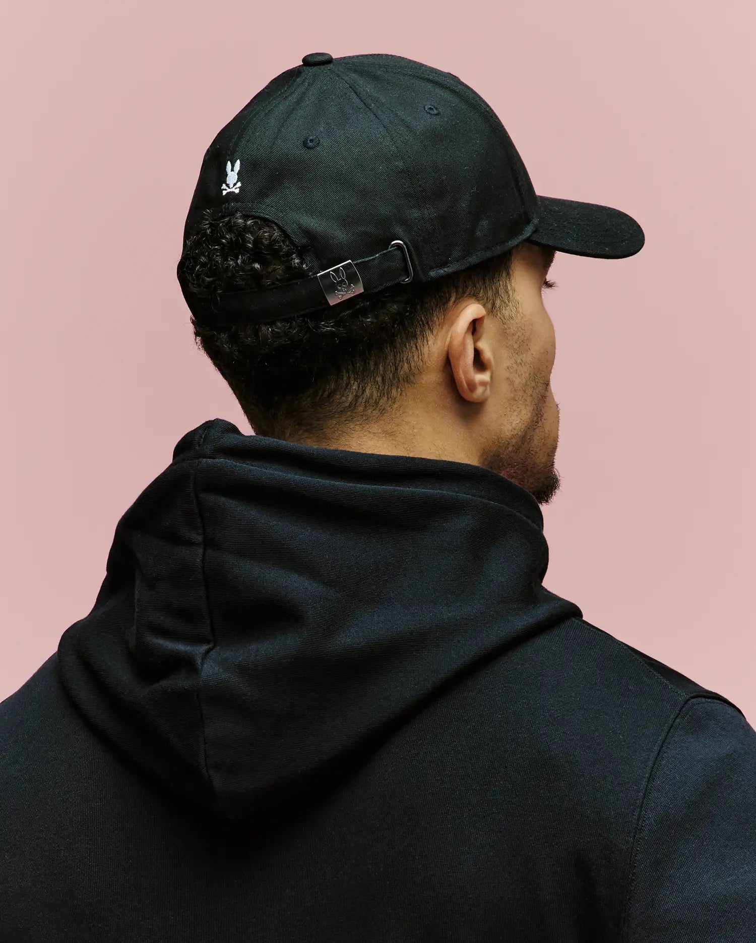 Psycho Bunny Accessories MENS ARCHIVE BASEBALL CAP - MO1500002 cappellino nero cotone