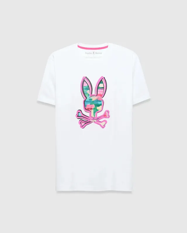 Psycho Bunny Men's Tees Nate Graphic Tee t-shirt bianca