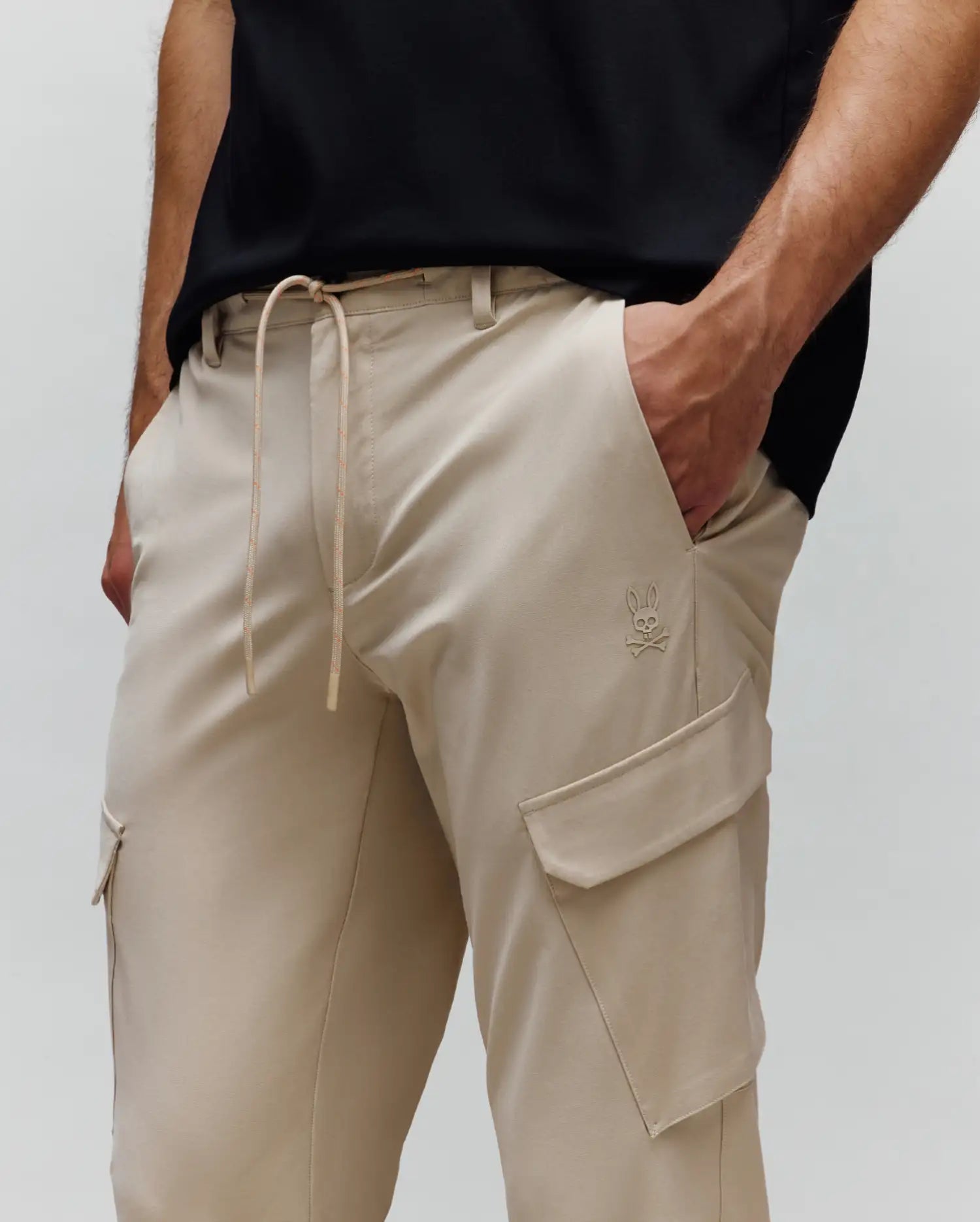 Psycho Bunny Luka Cargo Pant 28 1/2 L pantaloni cargo beige