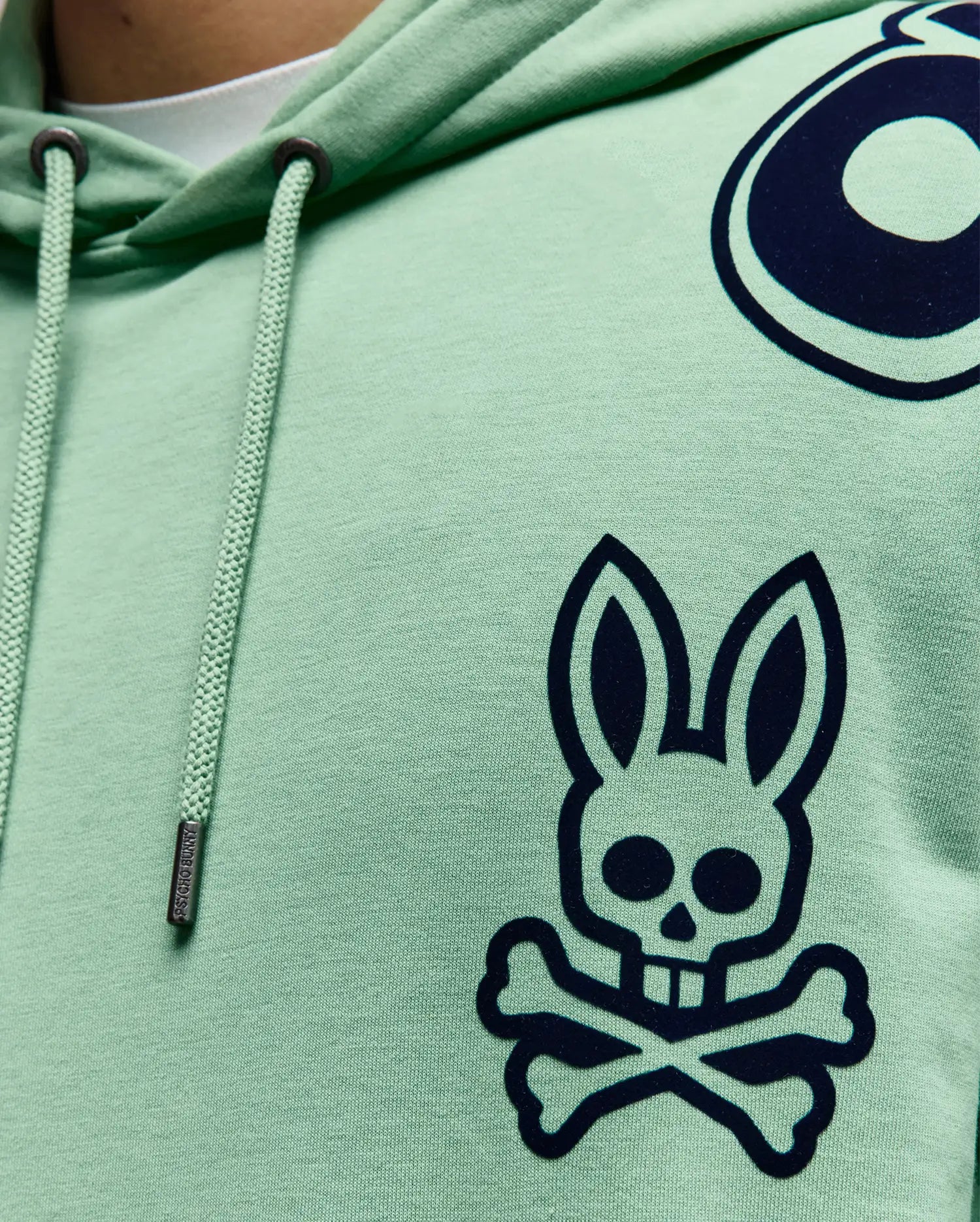 Psycho Bunny Men's Sweatshirts & Hoodies MENS TOBY OVERSIZED HOODIE MT0500133 felpa verde oversize