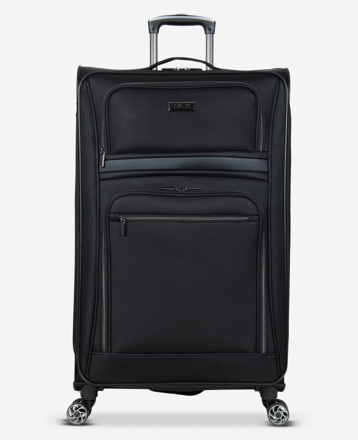 Kenneth Cole Reaction Luggage Rugged Roamer Expandable Suitcase valigia nera espandibile da cabina