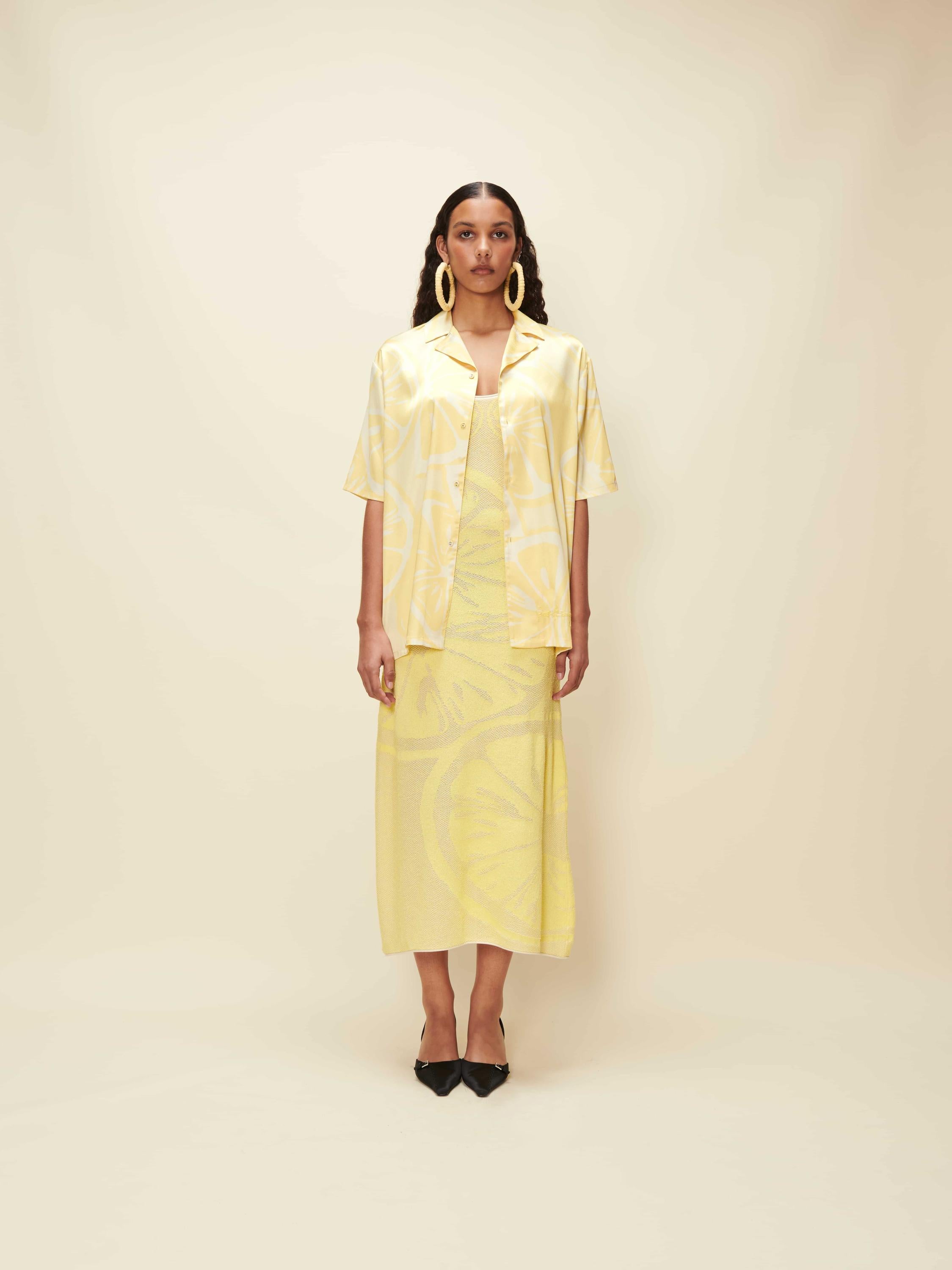 House Of Sunny Women's Shirts SLICED LEMONS SHIRT camicia limoni oversize