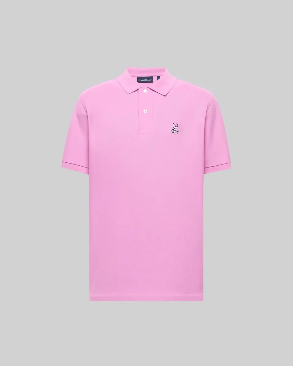 Psycho Bunny Men's Polos B6K001F200 polo Orchid 100% cotone Pima