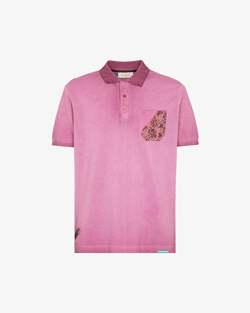 Markup Uomo Felpe & T-shirt Polo piquet tinto freddo con taschino polo